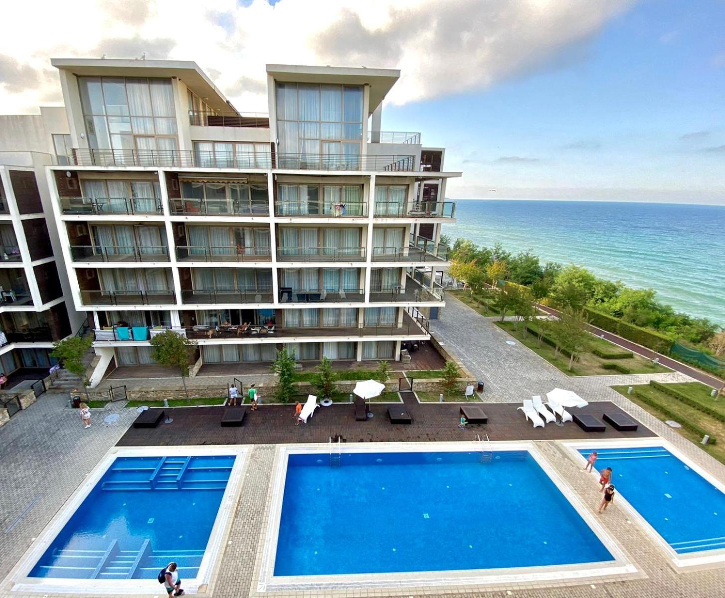 Appartement Sea View Penthouse à Obzor Extérieur photo